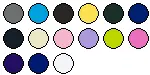 lieferbare Farben für AR033