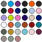 lieferbare Farben für AR037