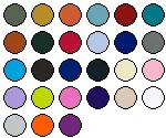 lieferbare Farben für AR038