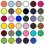 lieferbare Farben für AT125