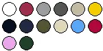 lieferbare Farben für AT681