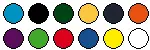 lieferbare Farben für BCJK950
