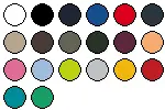 lieferbare Farben für BCPU428