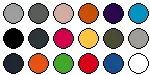 lieferbare Farben für BCTM042