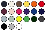 lieferbare Farben für BCTU01B