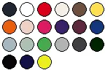lieferbare Farben für BCTW02B