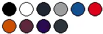 lieferbare Farben für BCTW08T
