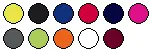 lieferbare Farben für BG42