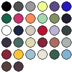 lieferbare Farben für BY011