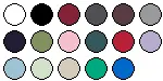 lieferbare Farben für BYBB012