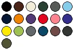 lieferbare Farben für C700