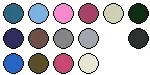 lieferbare Farben für CB655