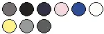 lieferbare Farben für CV3001B