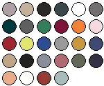 lieferbare Farben für CV3945