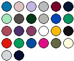 lieferbare Farben für F131