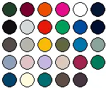lieferbare Farben für F185