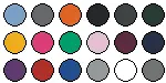lieferbare Farben für G18500K