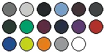 lieferbare Farben für G18600