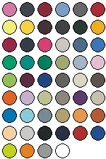 lieferbare Farben für G2000