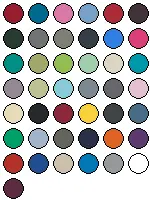 lieferbare Farben für G64000