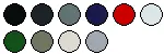 lieferbare Farben für HRM1001