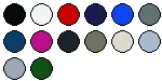 lieferbare Farben für HRM701