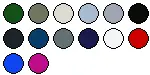 lieferbare Farben für HRM900