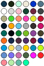 lieferbare Farben für JC001