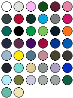 lieferbare Farben für JH001K