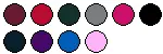 lieferbare Farben für JH003K