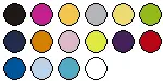 lieferbare Farben für JHK153K