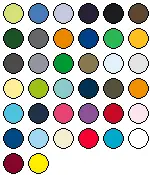 lieferbare Farben für JN001