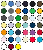 lieferbare Farben für JN002