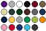 lieferbare Farben für LC88100