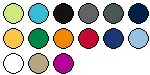 lieferbare Farben für LC88119