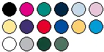 lieferbare Farben für LW020
