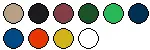 lieferbare Farben für MB6128