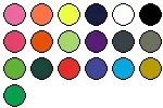 lieferbare Farben für RT287