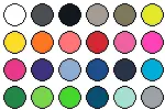 lieferbare Farben für RY0407