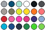 lieferbare Farben für RY0408