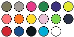lieferbare Farben für RY0423