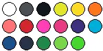 lieferbare Farben für RY0427