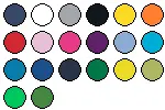 lieferbare Farben für RY6502K