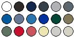 lieferbare Farben für TJ1150