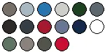 lieferbare Farben für TJ580N
