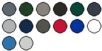 lieferbare Farben für TJ8000
