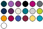 lieferbare Farben für XF209D