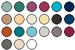 lieferbare Farben für XF309B