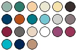 lieferbare Farben für XF309H