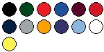 lieferbare Farben für Z539K